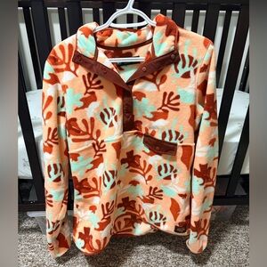 Helly Hansen Fleece with Orange and Mint Design